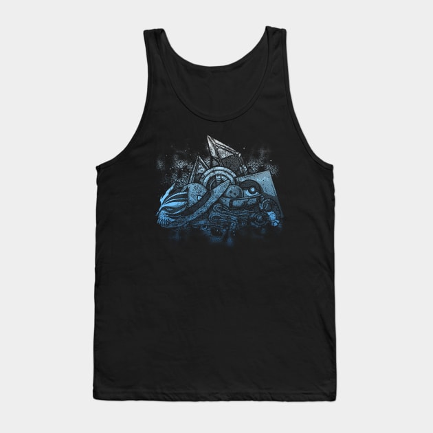 Anime Childhood (blue) Tank Top by Sevie
